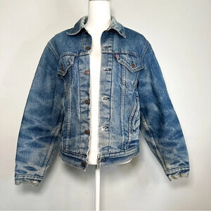 Vintage Levi’s Wool Lined Denim Jacket - Bomber / Trucker style